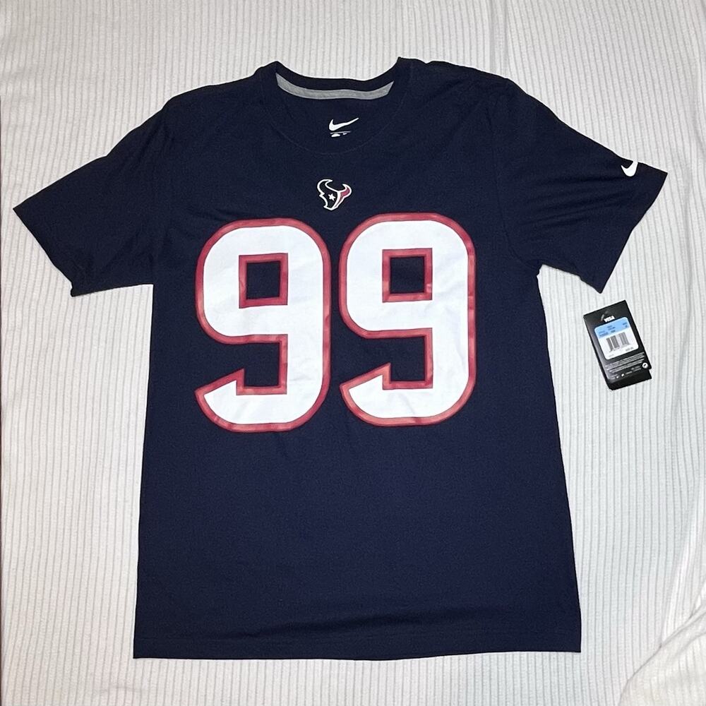 NWT Men's Nike NFL J.J. Watt Houston Texans Jersey Shirt Size M NWT